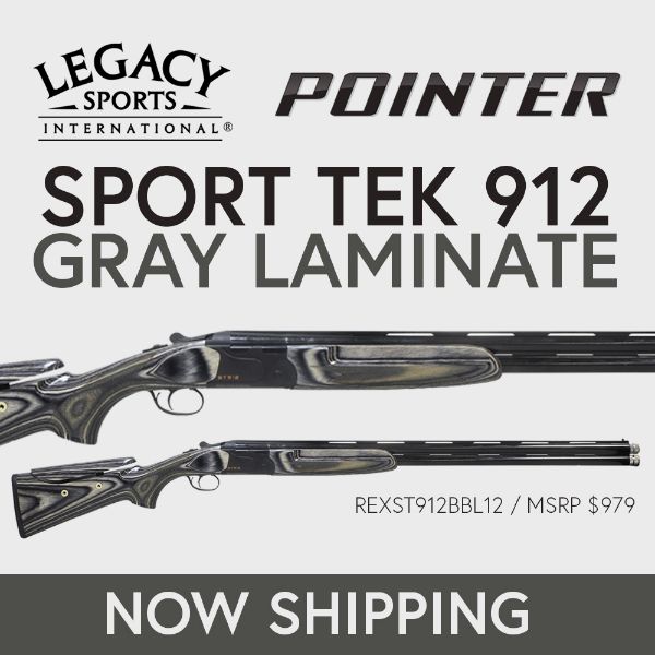 New 2026 Pointer ST912 Gray Laminate Over Under Now Shipping - Inside ...